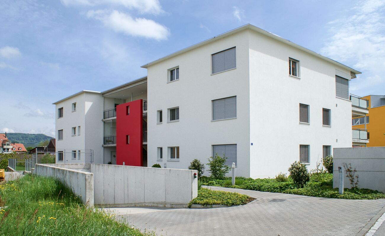 Mehrfamilienhaus Eglisau Neubau offenes Treppenhaus